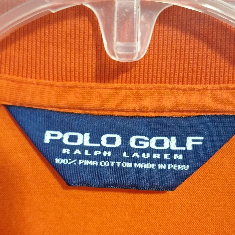 Polo by Ralph Lauren Orange Classic Pullover Polo Shirt XXL-PGA Championship